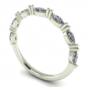 Diamond Marquise Anniversary Ring 0.40Ctw