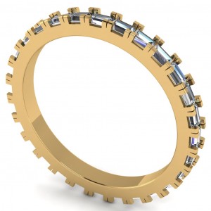 Diamond Baguette Eternity Ring 1.35Ctw