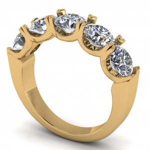 Diamond Round Cut Anniversary Ring 2.75Ctw
