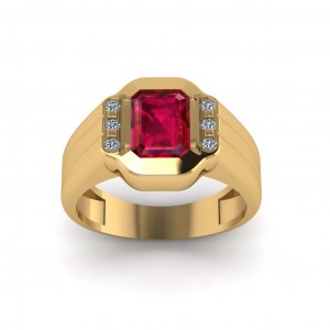 Emerald Pinky Ring