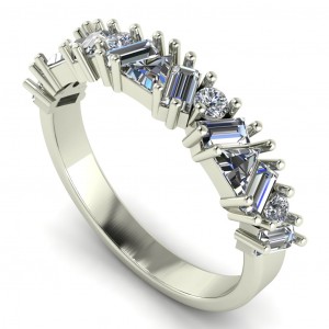 Diamond Anniversary Ring 0.95Ctw