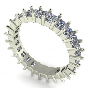 Diamond Radiant Eternity Ring 2.65Ctw