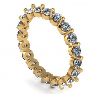 Diamond Round Cut Eternity Ring 1.50Ctw