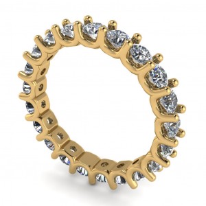 Diamond Round Cut Eternity Ring 2.75Ctw