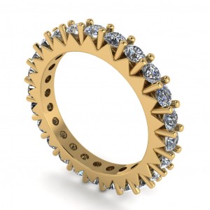 Diamond Round Cut Eternity Ring 1.80Ctw