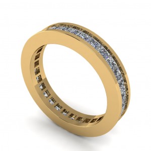 Diamond Princess Eternity Ring 1.90Ctw