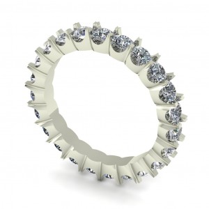 Diamond Round Cut Eternity Ring 1.40Ctw