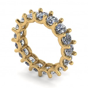 Diamond Oval Eternity Ring 3.75Ctw