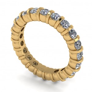 Diamond Round Cut Eternity Ring 2.30Ctw