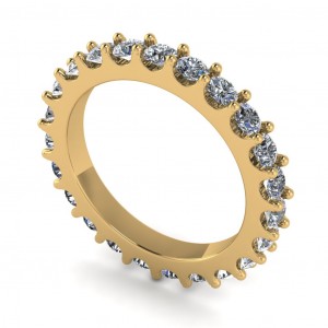 Diamond Round Cut Eternity Ring 1.75Ctw