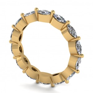Diamond Marquise Eternity Ring 0.90Ctw