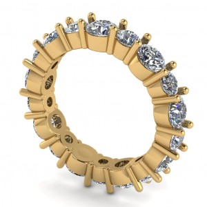 Diamond Round Cut Eternity Ring 2.25Ctw