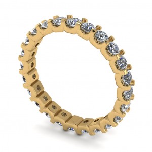 Diamond Round Cut Eternity Ring 1.55Ctw