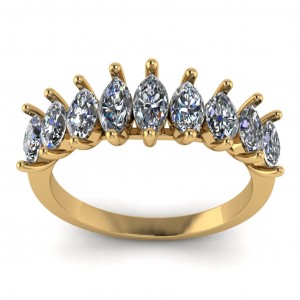 Diamond Marquise Anniversary Ring 1.40Ctw