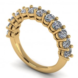Diamond Oval Anniversary Ring 1.10Ctw