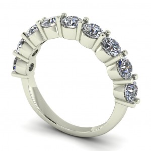 Diamond Round Cut Anniversary Ring 1.85Ctw