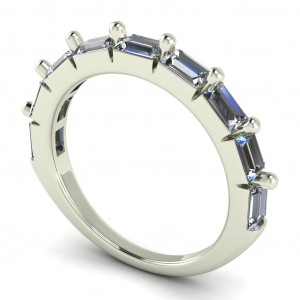 Diamond Baguette Anniversary Ring 0.90Ctw