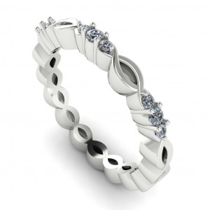 Diamond Anniversary Ring 0.15Ctw