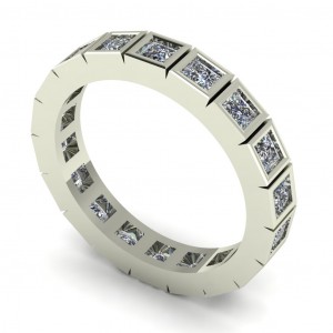 Diamond Princess Eternity Ring 1.30Ctw