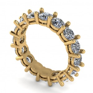 Diamond Round Cut Eternity Ring 4Ctw