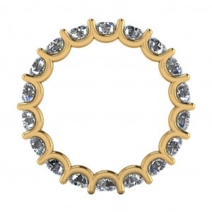 U Prong Eternity Ring