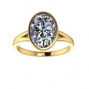 Solitaire Engagement Ring 2.6Ctw