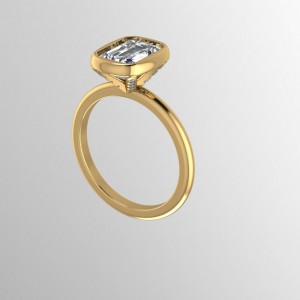 Emerald Solitaire Engagement Ring 1.7Ctw
