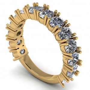 Diamond Oval Anniversary Ring 1.55Ctw