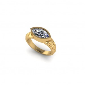 Solitaire Engagement Ring 2.2Ctw