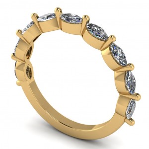 Diamond Marquise Anniversary Ring 0.60Ctw