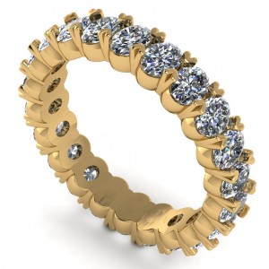 Diamond Oval Eternity Ring 2.05Ctw