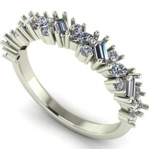 Diamond Anniversary Ring 0.65Ctw
