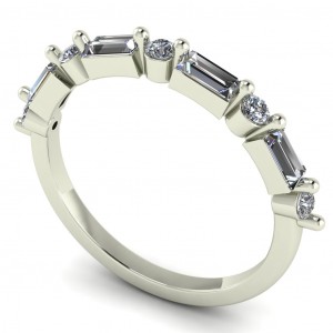 Diamond Anniversary Ring 0.55Ctw