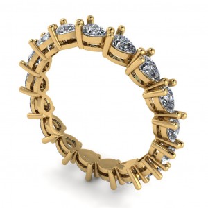 Diamond Pear Eternity Ring 1.45Ctw