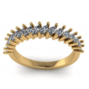 Diamond Marquise Anniversary Ring 0.50Ctw