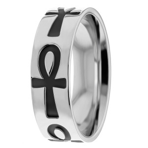 7mm Ankh Wedding Ring