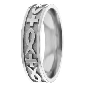 Religious Wedding Bands RR2591
