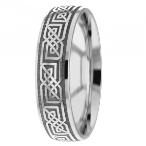 Laser Engraved Wedding Ring TL2024