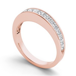 Diamond Princess Anniversary Ring 0.95Ctw