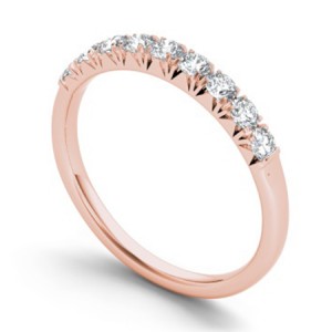 Diamond Round Cut Anniversary Ring 0.50Ctw