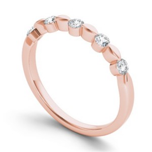 Diamond Round Cut Anniversary Ring 0.25Ctw