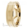 Diamond Cut Wedding Ring DC8488