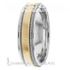 Diamond Cut Wedding Ring DC8490