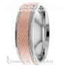 Diamond Cut Wedding Ring DC8493