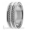 Double Rope Wedding Band HM7011