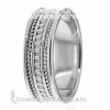 Hand crafted Wedding Band HM7029