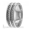 Double Twisted Rope Wedding Ring HM7077