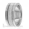 Hand Textured Wedding Ring HM7093