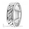 Hand Crafted Wedding Band HM7159