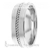 Rope Wedding Band HM7197